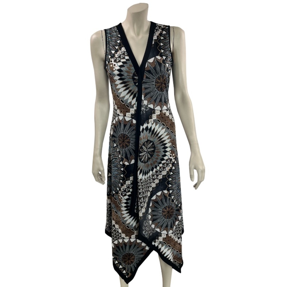 Vintage Y2K Midnight Velvet Sleeveless Midi Dress